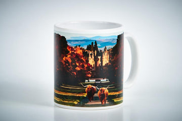 Glamis Castle Highland Cow Mug